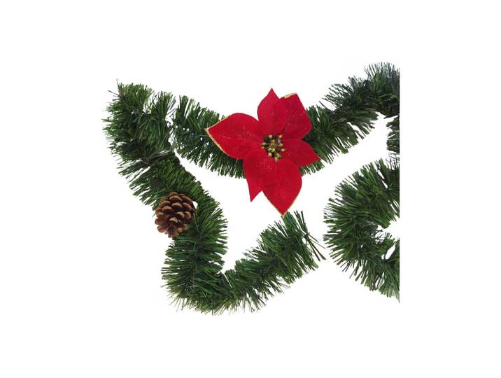 Décoration de noël vert, rouge 800x8 h8 cm