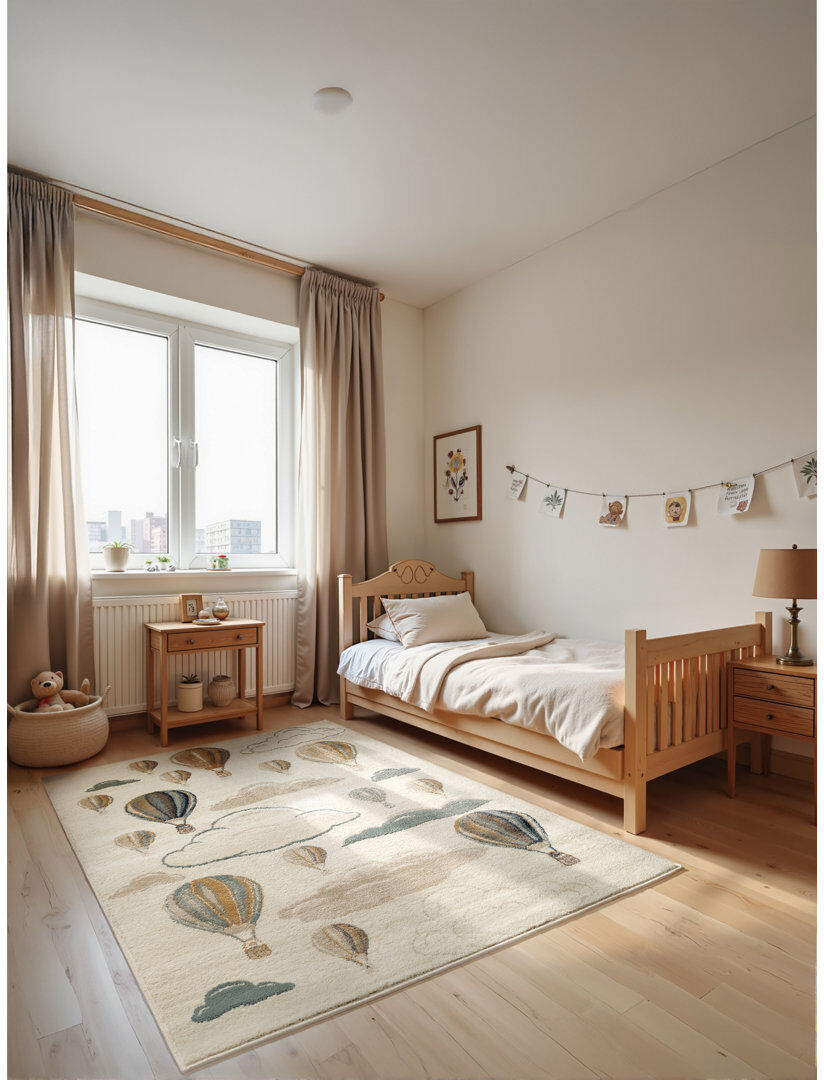 Adventures Children's Rug by Hanse Home - Play Rug, Crawling Rug, Modern Playful Design, Soft Rug Children's Room, Teenager's Room, Living Room Cream Rectangle 160 x 235 cm