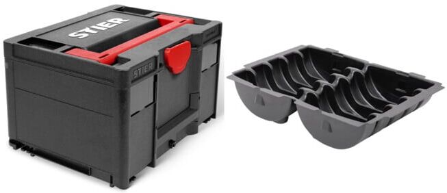Set STIER Systainer³ III Black Edition + STIER Systainer-Tiefzieheinsatz für Schleifmittel Ø 150 mm