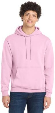 Port & Company PC78H Co Core Fleece Pullover Hooded Sweatshirt in Cherry Blossom size 3XL