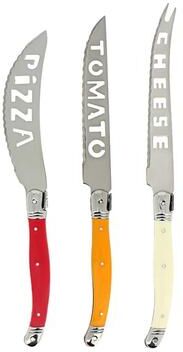 French Home Laguiole Pizza, Tomato, and Cheese Knife Set