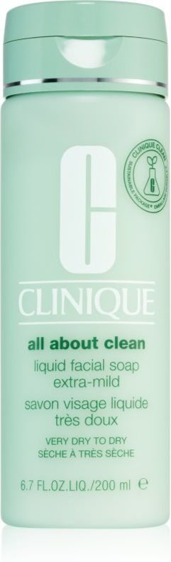 Clinique Liquid Facial Soap Extra-Mild Flüssigseife für trockene bis sehr trockene Haut 200 ml