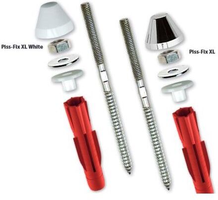TOX TRI-2 Befestigungssatz 04510149 fuer Urinal- und Waschtisch, verchromt