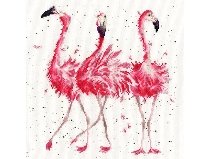 Bothy Threads Kruissteekset Roze dames , 26x26cm, XHD24, telpatroon