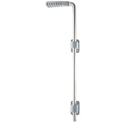 Alberts® Bodenschieber,VA,Griff grau,Gesamthöhe 500 mm,Abstand Bolzen-Tor 40 mm