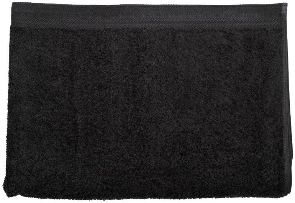 Saunatuch WEWO FASHION "9520", schwarz (anhtracite), B:70cm L:100cm, Frottier, Baumwolle, Handtücher, Saunatuch, schwere Bordüre anhtracite B/L: 70cmx100cm, 1 Stk., Frottier