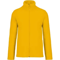 Kariban Herren Microfleece Jacke 'Falco' Fleece-Jacke K911 yellow S