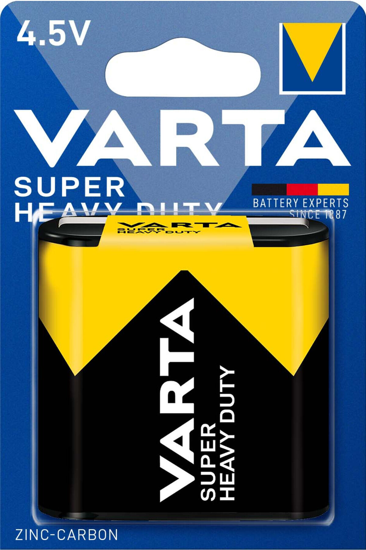 Cons.Varta Batterie Superlife 4,5V Normal/3R12,Zink-K. 2012 Bli.1 (02012101411)