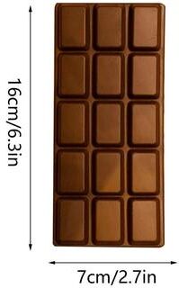 JoyToys Jumbo Chocolate Squishy Toy Slow Rising Sensory Fidget Stress Relief Squeeze Toy brown