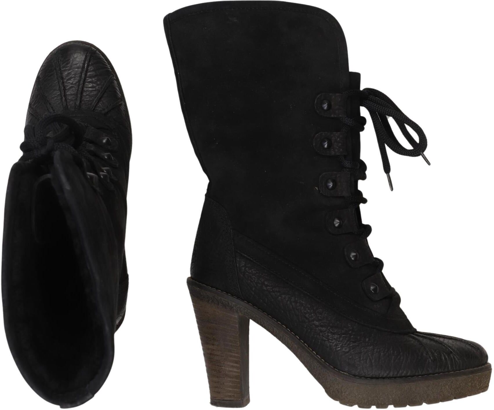 Kennel & Schmenger Damen Stiefel, Schwarz, Gr. EU 37, kein / Etikett - Second Hand
