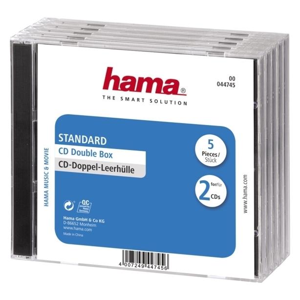 Hama CD Doppel Leerhüllen (44745)