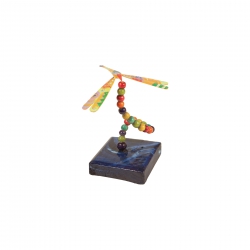 holzspielerei Libelle auf Kugeldraht 279789