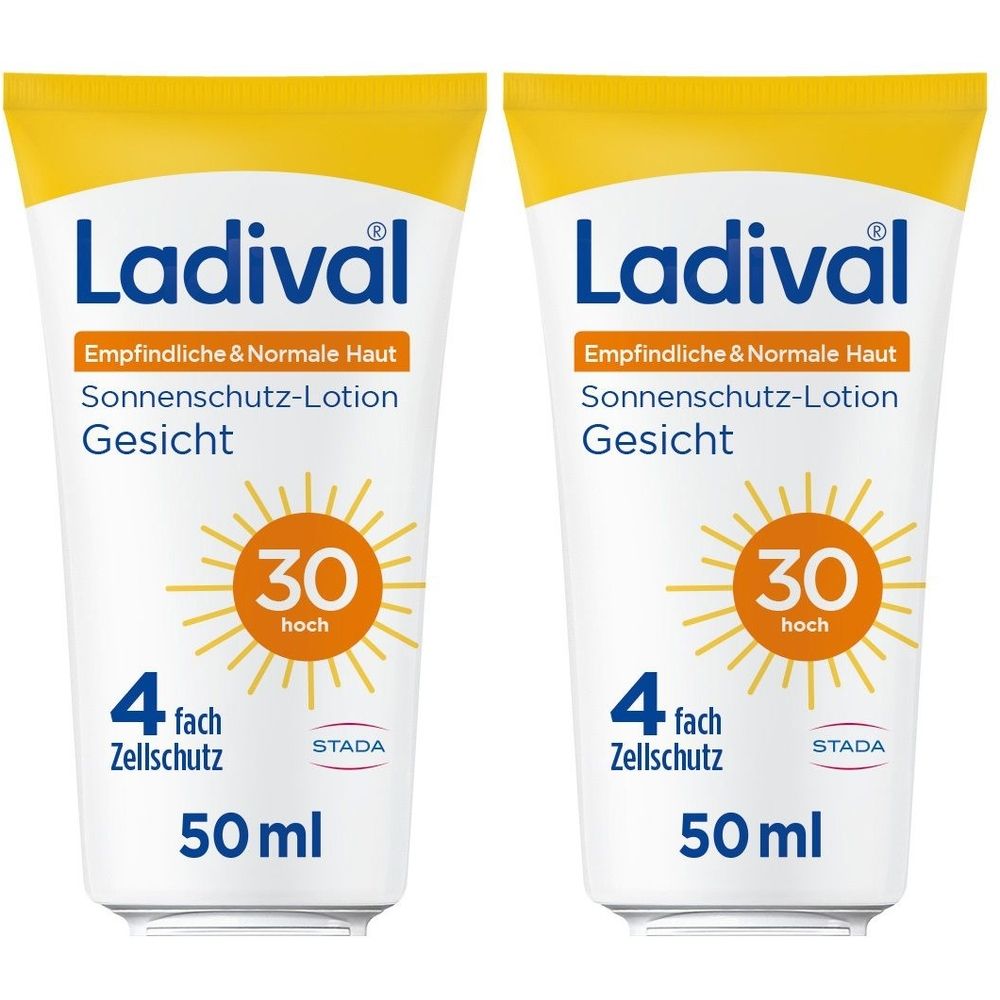 Ladival empfindliche Haut Lotion Gesicht LSF 30 x2 2x50 ml