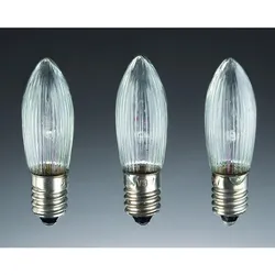 Hellum Ersatz-Riffelkerze 16V 3W E10 3er-Pack