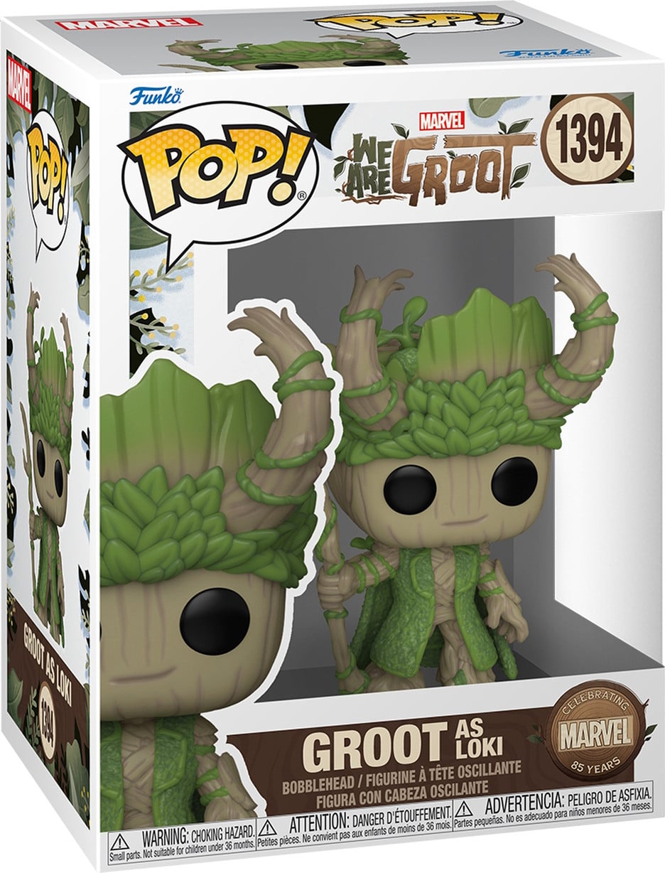 Funko Pop! Vinyl figuur Marvel We Are Groot - Groot als Loki 1394