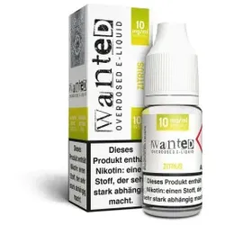 Zitrus NicSalt Overdosed Liquid by Wanted 10ml / 10mg