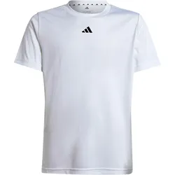 adidas Train Essentials Logo Regular Fit Trainingsshirt Kinder 001A - white/black 128