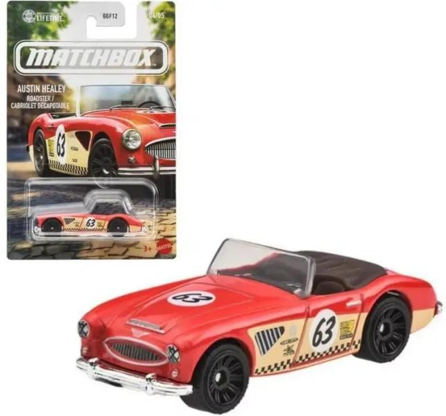 Matchbox '63 Austin Healey 3000 MK2 4/5 European Series 2026 modelauto 1:64 Rood