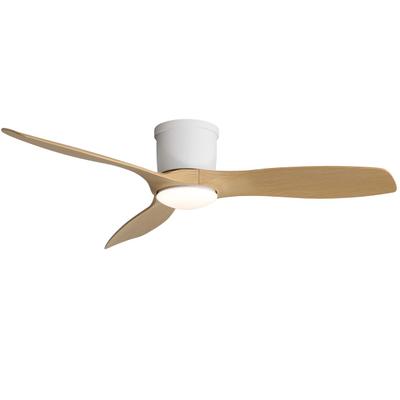 STILVORA Deckenventilator mit LED Beleuchtung Fernbedienung 3 Flügel DC Motor 6 Stufen Timer Umkehrfunktion 3 Lichtfarben Schwarz 23x132x132 cm
