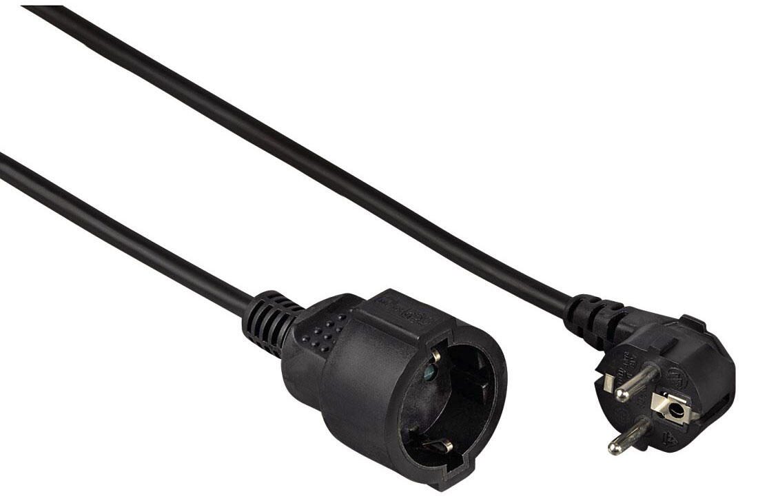 Hama Verlängerungskabel 10 m schwarz 47871