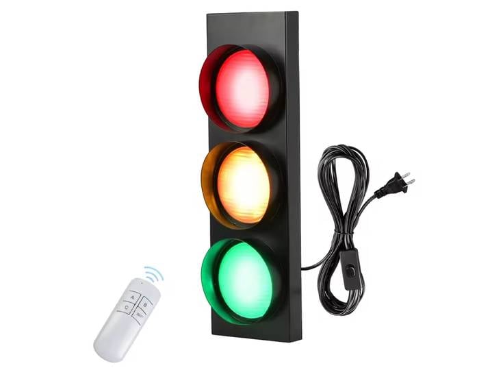 Feu de circulation applique murale 15W noir mur LED lumière télécommande éclairage Vintage lumières Bar Restaurant chambre décoration lampes
