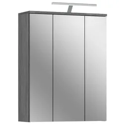 MID.YOU Spiegelschrank mit Beleuchtung BLAKE - B/H/T ca. 60.00x77.00x21.00