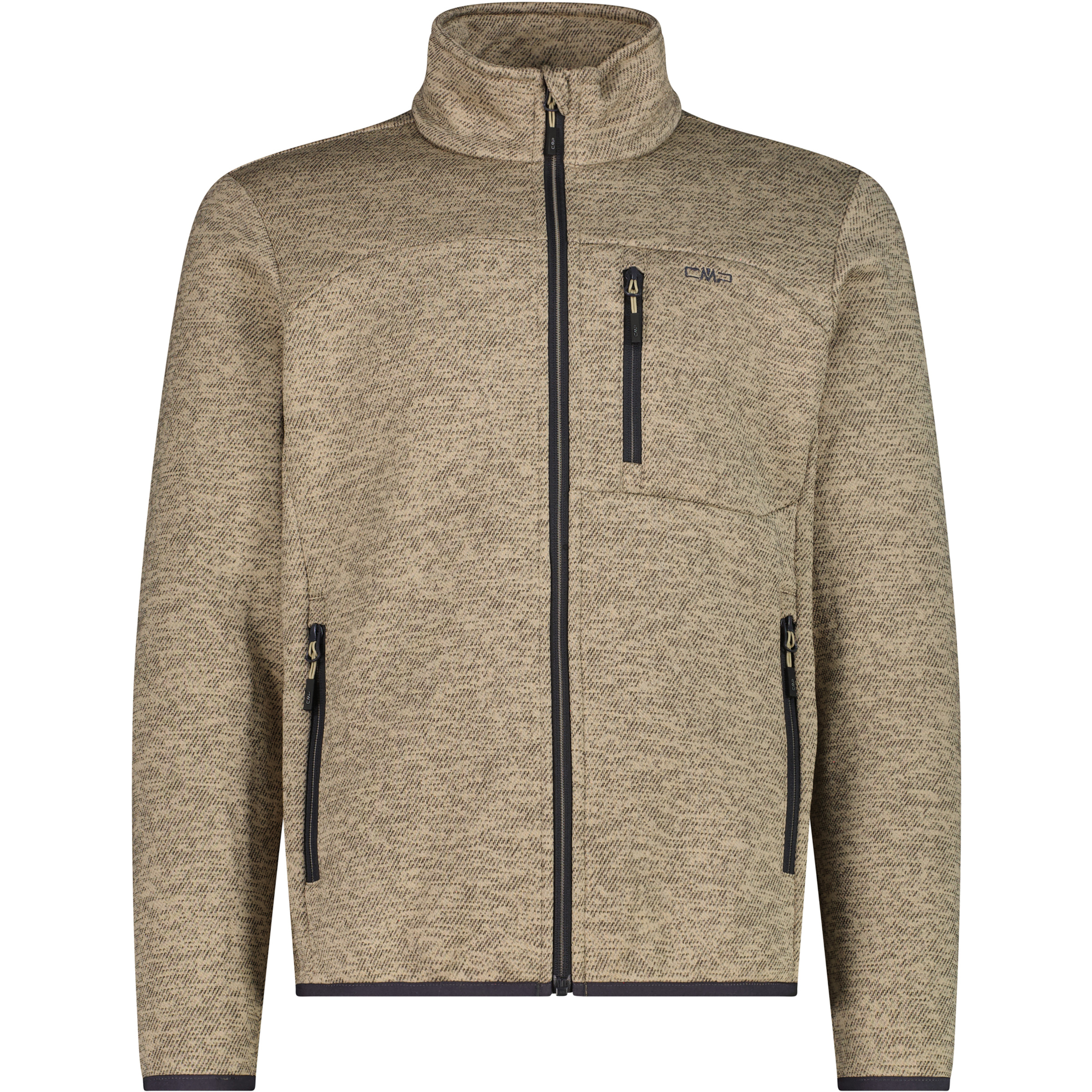 CMP Herren Fleecejacke beige Größe 4XL Trekking Schnell trocknend