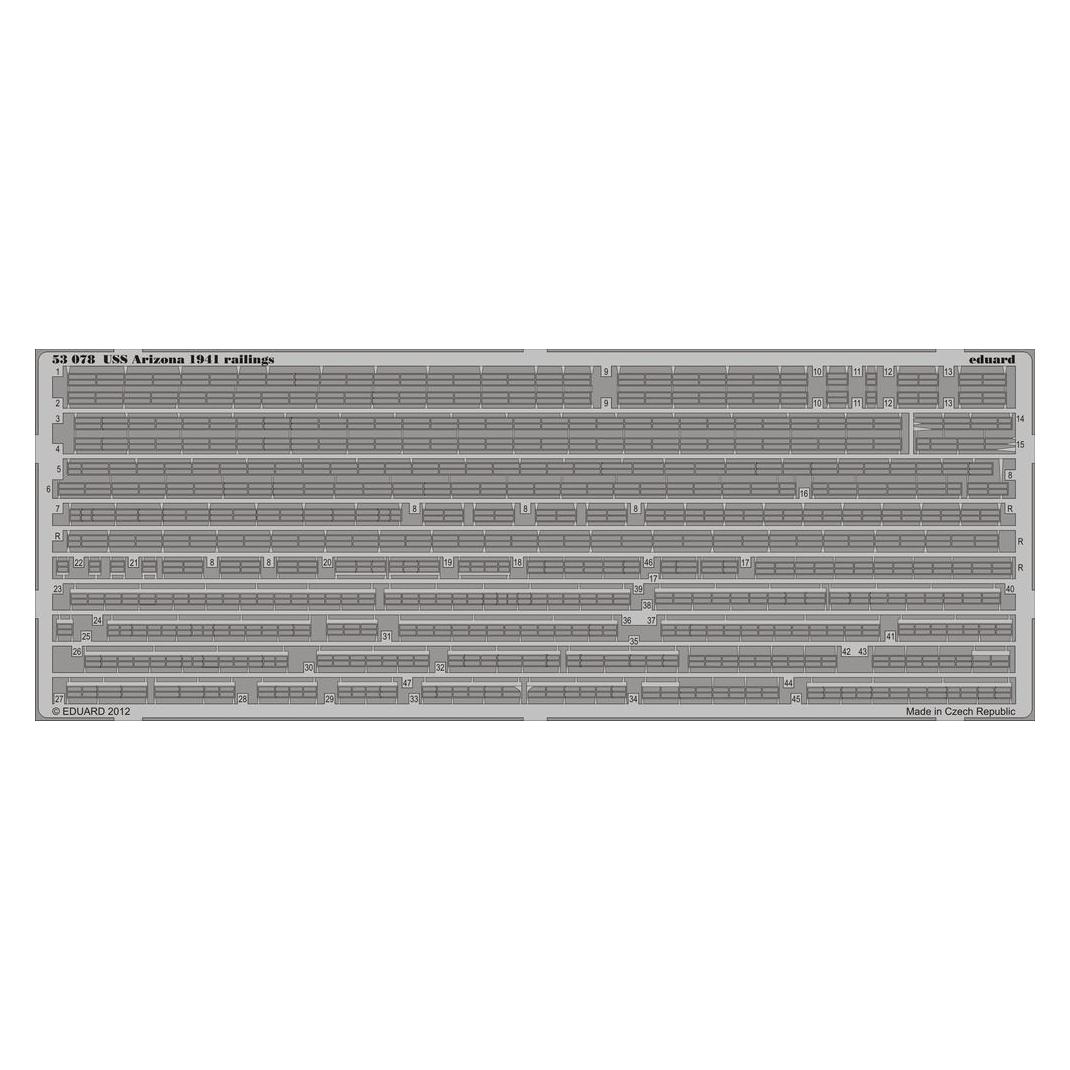 Eduard USS Arizona 1941 railings 1/350 for HB (53078)