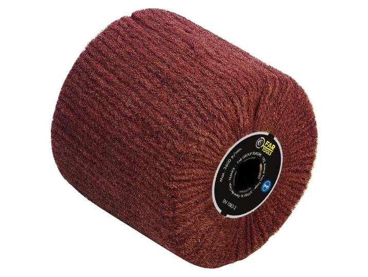 Brosse fibre synthétique grain 320 - 120 x 100 mm - FARTOOLS