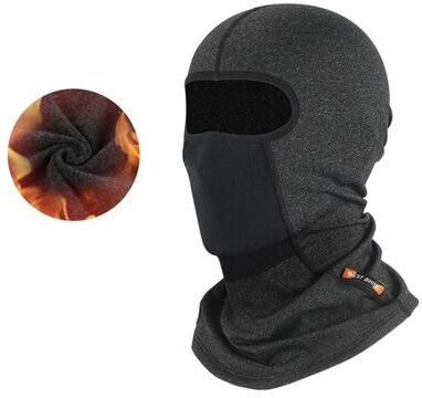 Uplifted Finds Winter Thermal Cycling Face Mask Balaclava Head Cover Windproof Outdoor Sports Headwear gray 04