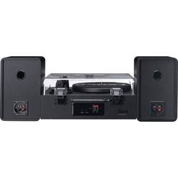 Lenco MC-760BK Stereoanlage DAB+, CD, MP3, Plattenspieler, Bluetooth®, Schwarz