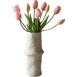Botane Künstliche Blumen Tulpenstrauß 35 cm, hellrosa