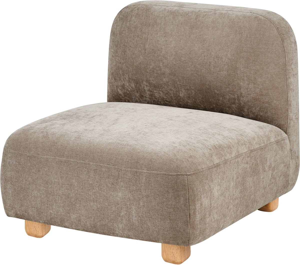 Beliani AMLI Zitmodule - Beige - Polyester