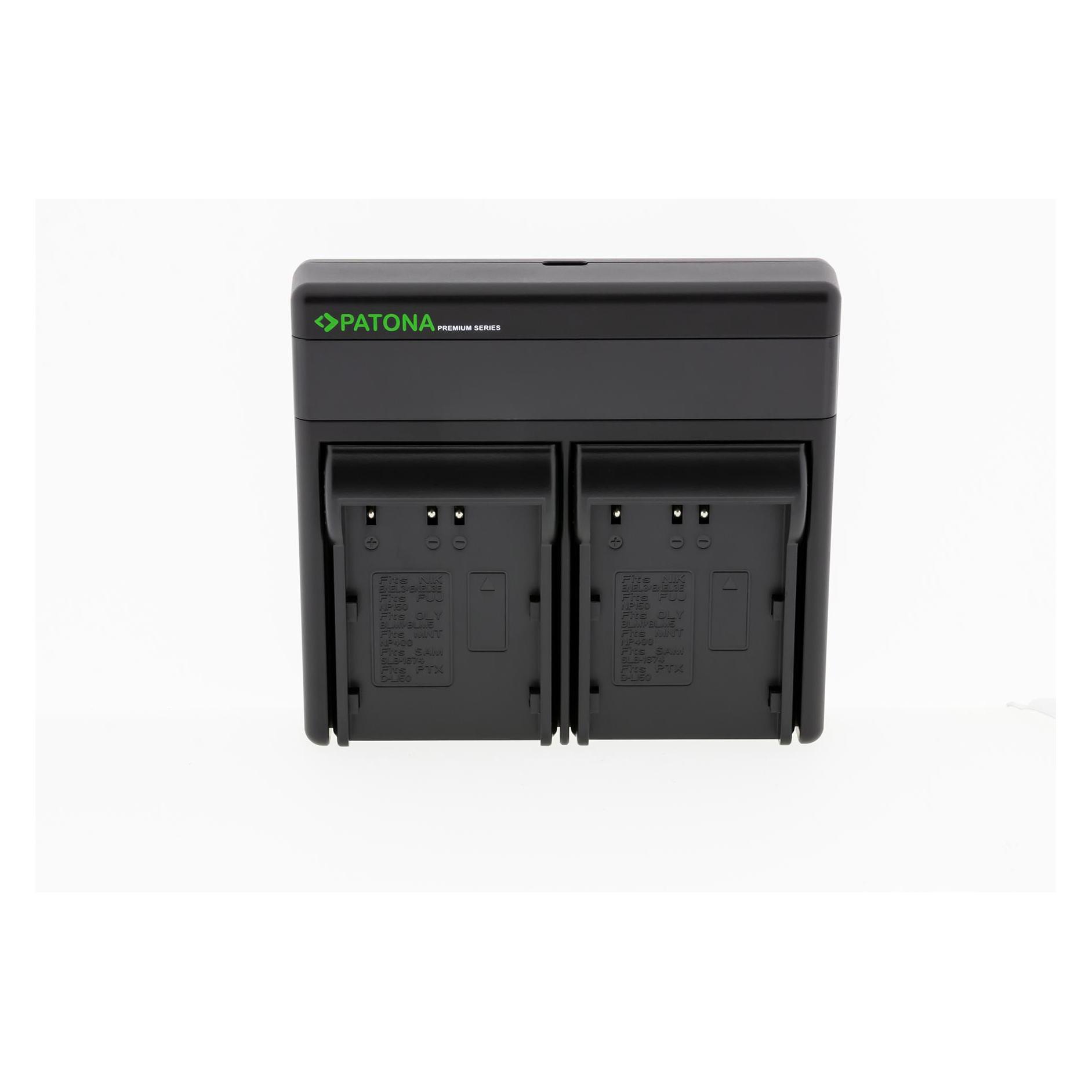 Patona Batteries Replacement Dual Charger USB USB-C (Kamera Akku Ladegerät) (121533)