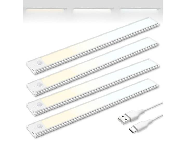 Brendz LED Kastverlichting met Bewegingssensor, USB-C Oplaadbare Led-Strip