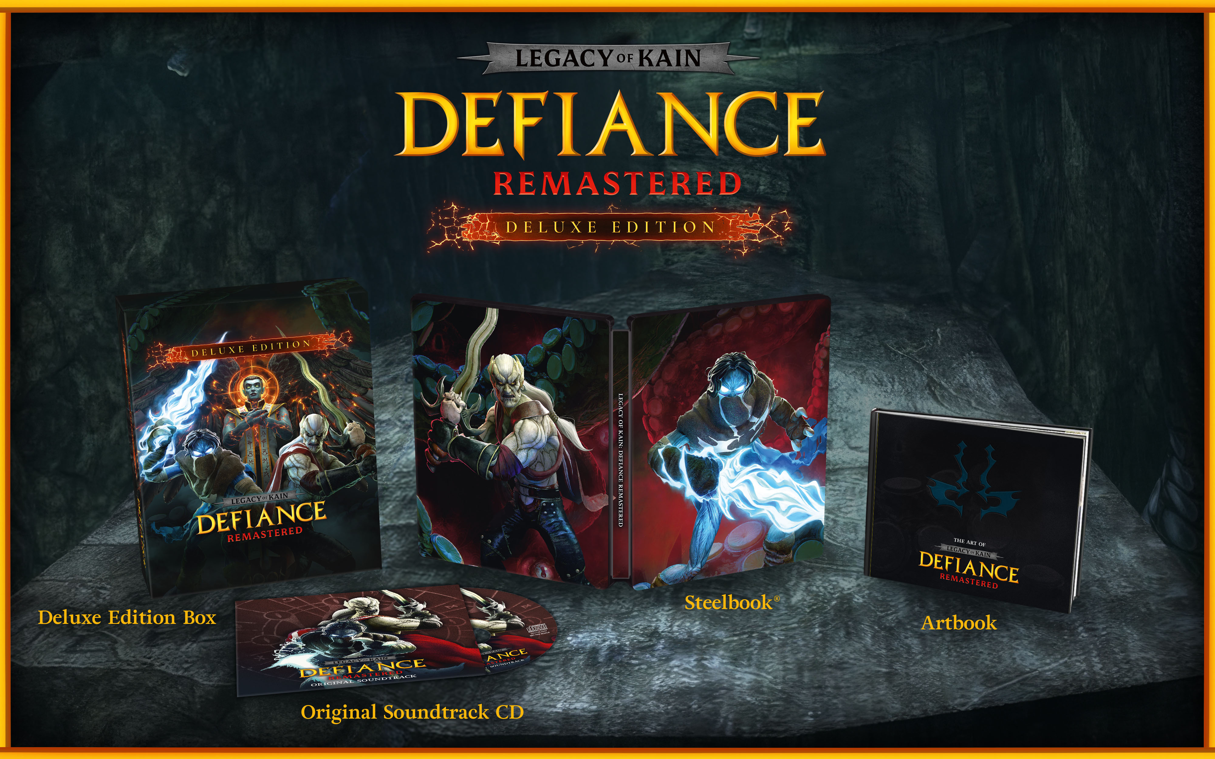 ASPYR MEDIA Spielesoftware "Legacy of Kain: Defiance Remastered - Deluxe Edition", ohne farbbezeichnung, PlayStation 5, Spielesoftware, Spielesoftware