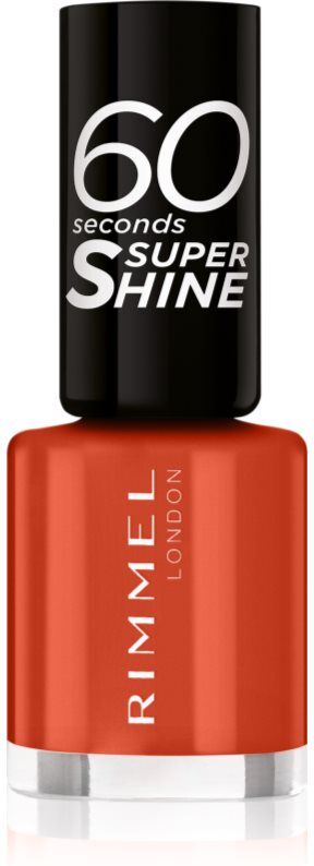 Rimmel 60 Seconds Super Shine nail polish shade 410 Wild Spice 8 ml
