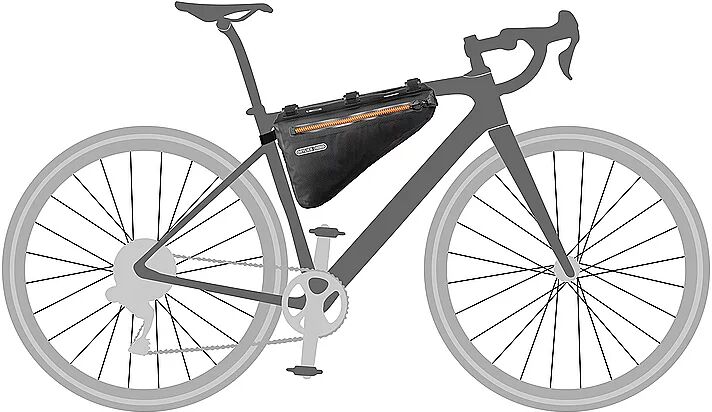 ORTLIEB Fahrrad Rahmentasche Frame-Pack 4L schwarz B