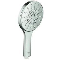 Grohe Rainshower Handbrause 26574DC0 supersteel, 3 Strahlarten, mit Durchflussbegrenzer 9,5 l/min