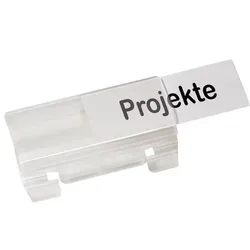Vollsichtreiter PVC transparent