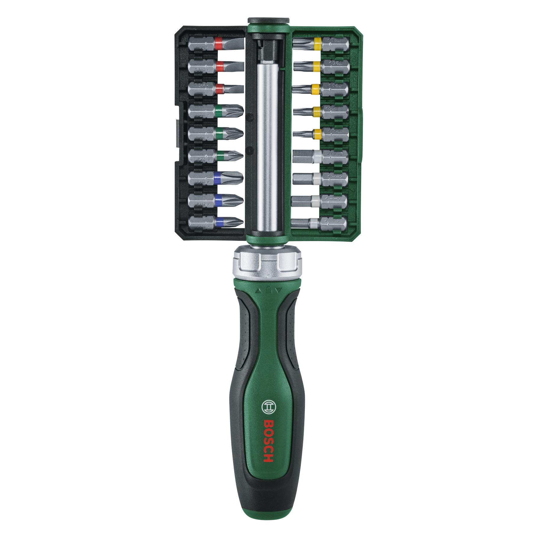 Bosch Professional Bit-Ratschenschraubendreher-Set (Set) (1600A02Z9A)