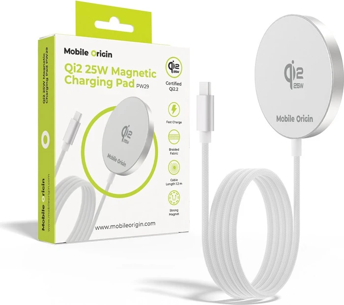 Mobile Origin Qi2 25W Magnetic Charging Pad PW29