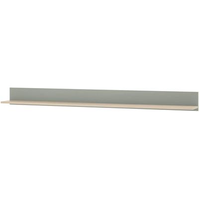 Wandregal HOME AFFAIRE "City/Giron, modernes Wandboard, Wandhalter mit Ablagefläche", grau (grün aloe), B:170cm H:15cm T:17cm, Holzwerkstoff, Regale, Wandregal, vielseitig einsetzbares Hängeregal