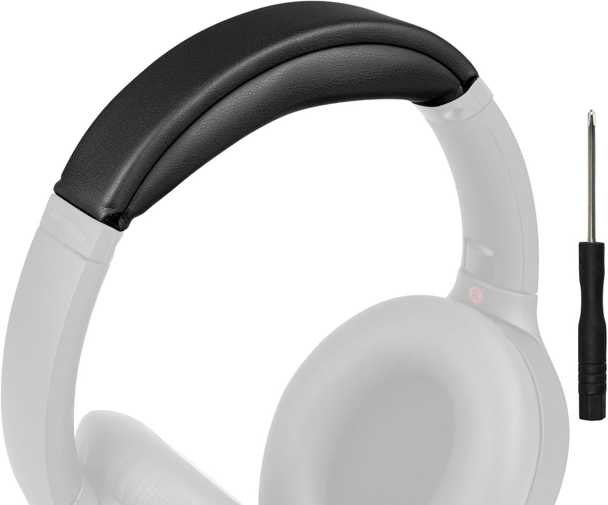 Vervangende Hoofdband Pad Kit voor Sony WH-1000XM4 Hoofdtelefoons, Zwart