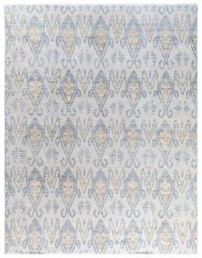 Overton "Modern One-of-a-Kind Handmade Area Rug - Beige, 8' 1"" x 10' 3"" - 8' 1"" x 10' 3"""