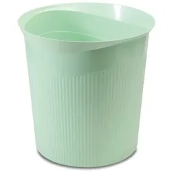 Papierkorb HAN Re-LOOP aus Kunststoff 13 L pastellgrün aus 100% recycelten Material