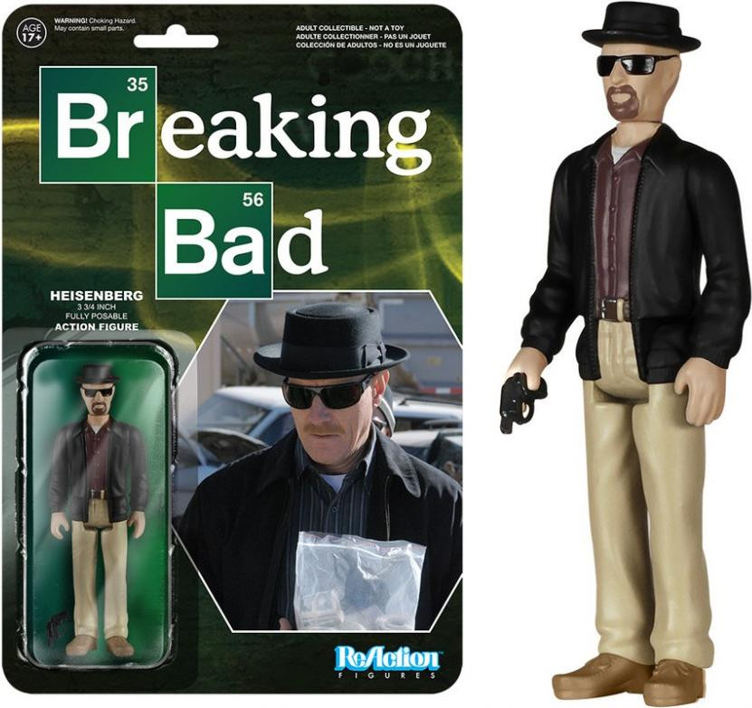 Funko Reaction Breaking Bad Heisenberg Vintage Retro Actiefiguur