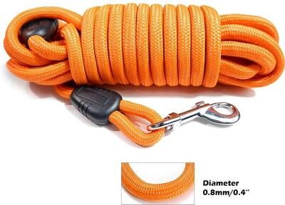 Inspired Finds Heavy Duty Long Training Dog Leash For Recall & Agility purple 16.40ft