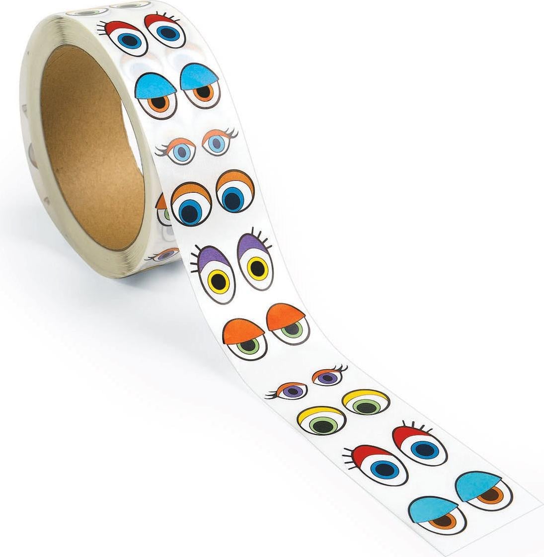 Colorations kleurrijke oogstickers, 2000 stuks, meerkleurig