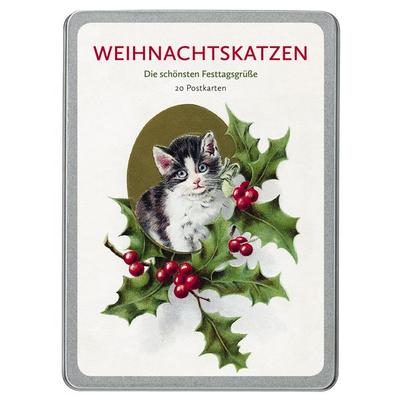 Weihnachtskatzen Postkarten VE 20, Karte von , PAPER MOON Grand Galleries GmbH